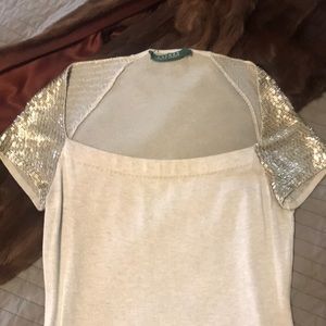 LAUREN Ralph Lauren knit dress, sequin shoulder